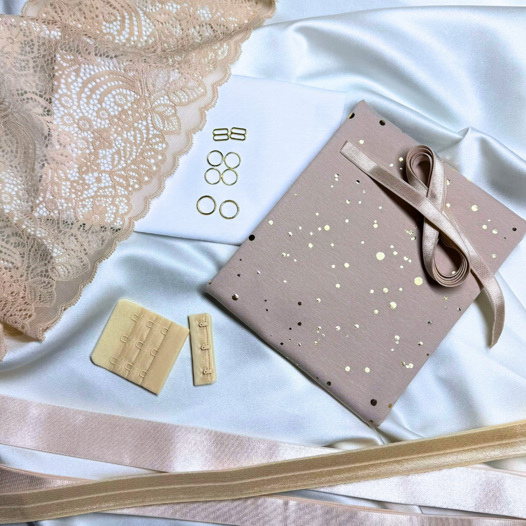 Matching Set – DIY Kit (Golden Confetti / Peach Lace)