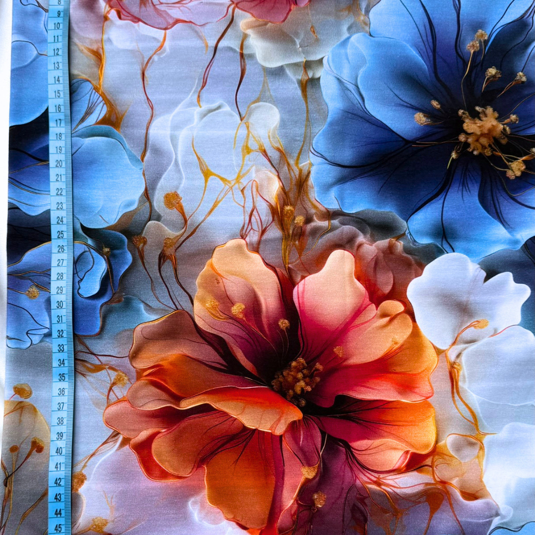 Flame & Frost – Cotton Jersey Fabric (0.6m cut)