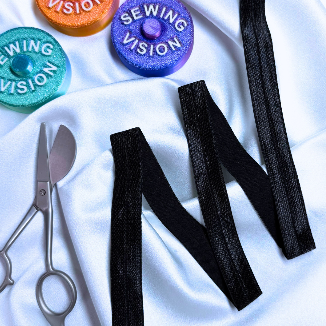 Fold-Over Elastic (FOE) – Black | 18mm