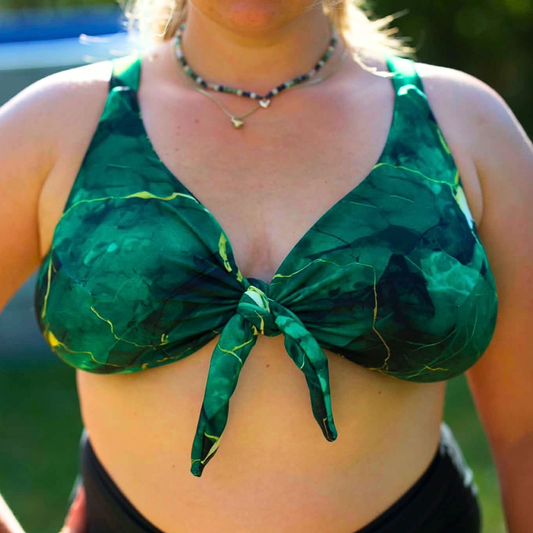 SANDY Bikini Top Full Bust — PDF Sewing Pattern (XS-6XL) | EN + DE