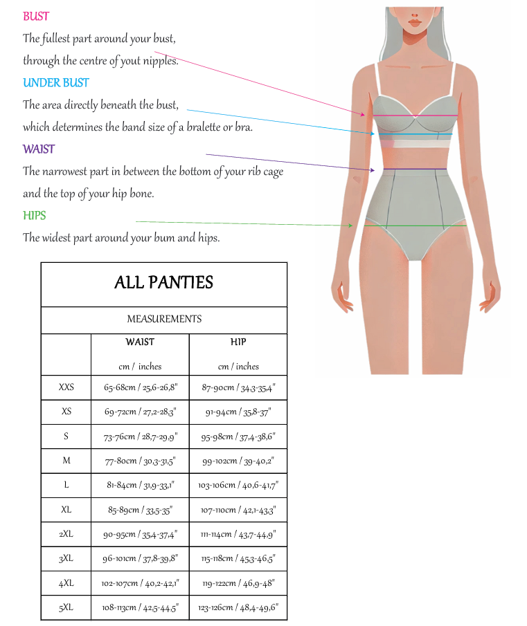 NELLA panties - PDF sewing pattern (regular & plus sizes)