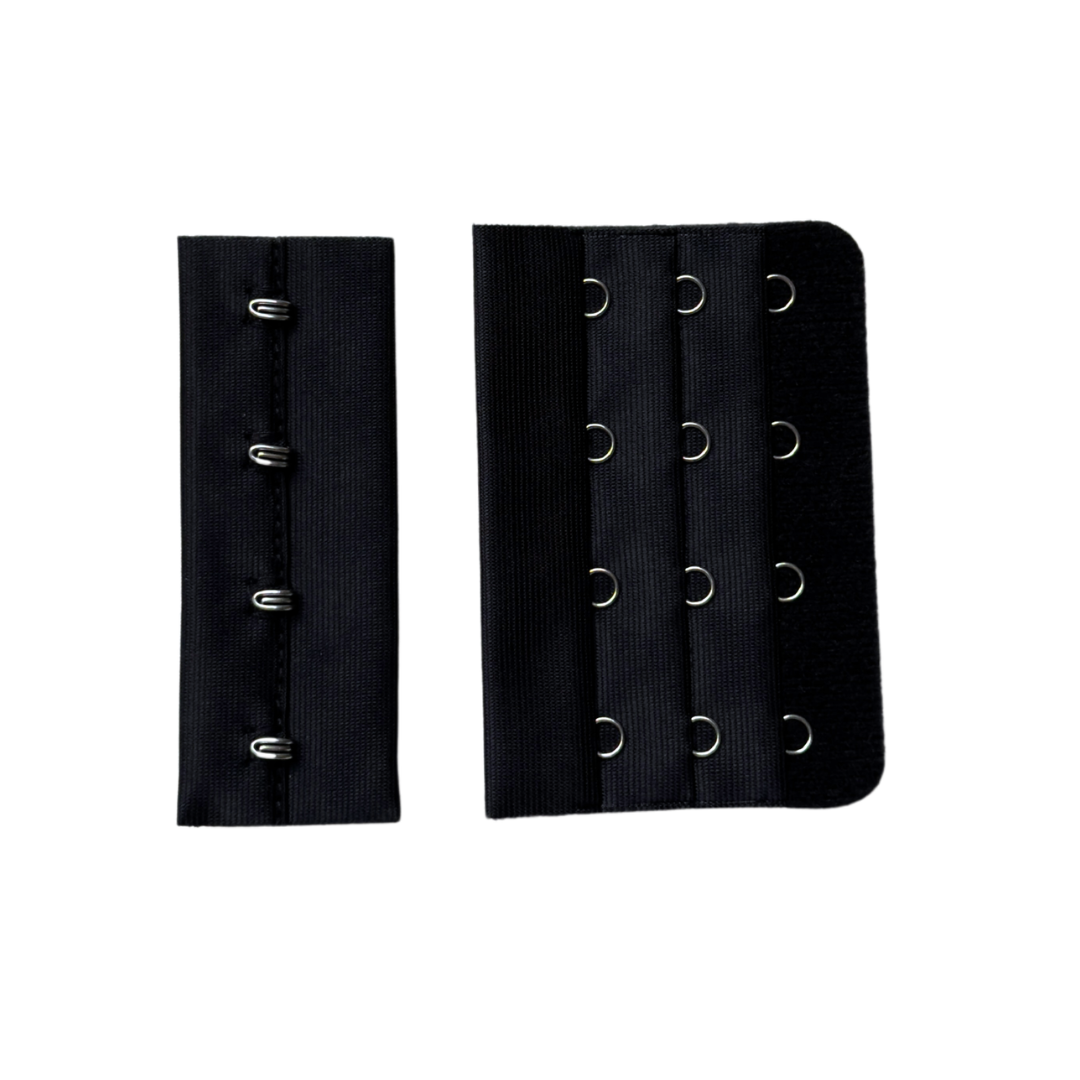 Bra Closure – Black | 75mm