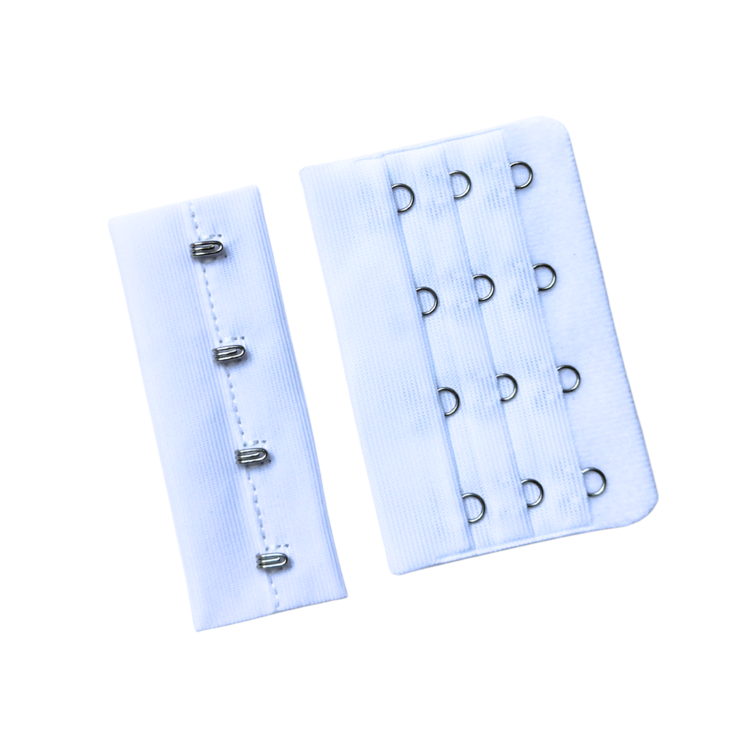 Bra Closure – White | 75mm
