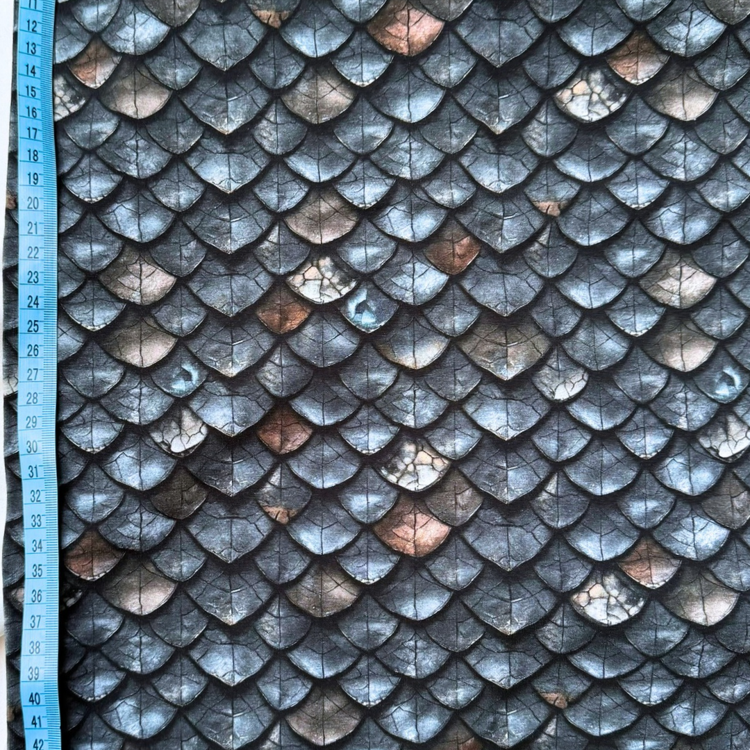 Dragon Scale – Cotton Jersey Fabric (0.6m cut)