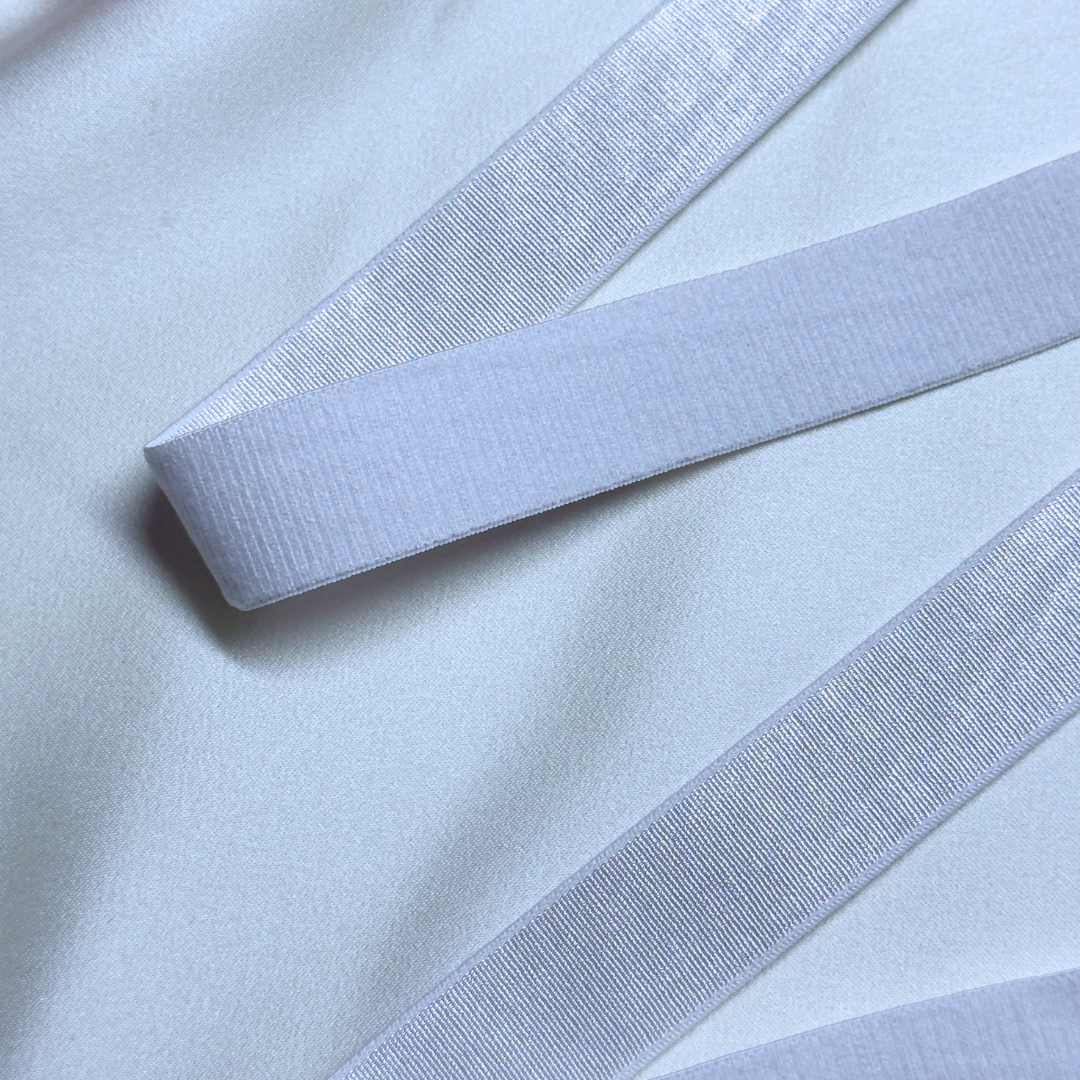 Satin-Gummiband – Weiß | 20mm