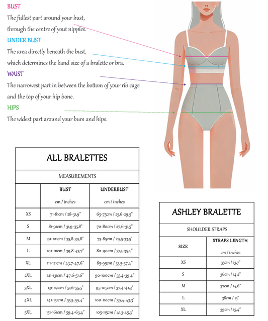 ASHLEY bralette - PDF sewing pattern (XS-XL)