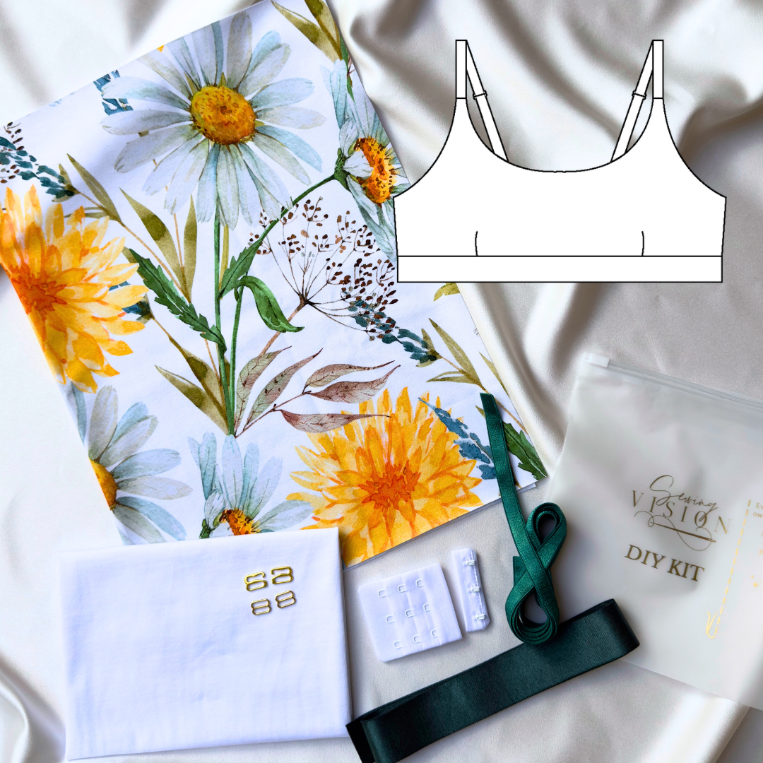 Carmen Bralette – DIY-Kit (Sonnenblumengarten)