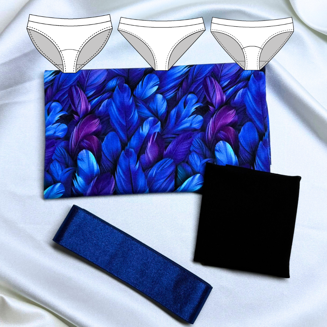 Stella / Mila / Maria Panties – DIY Kit (Feather) – Regular Sizes