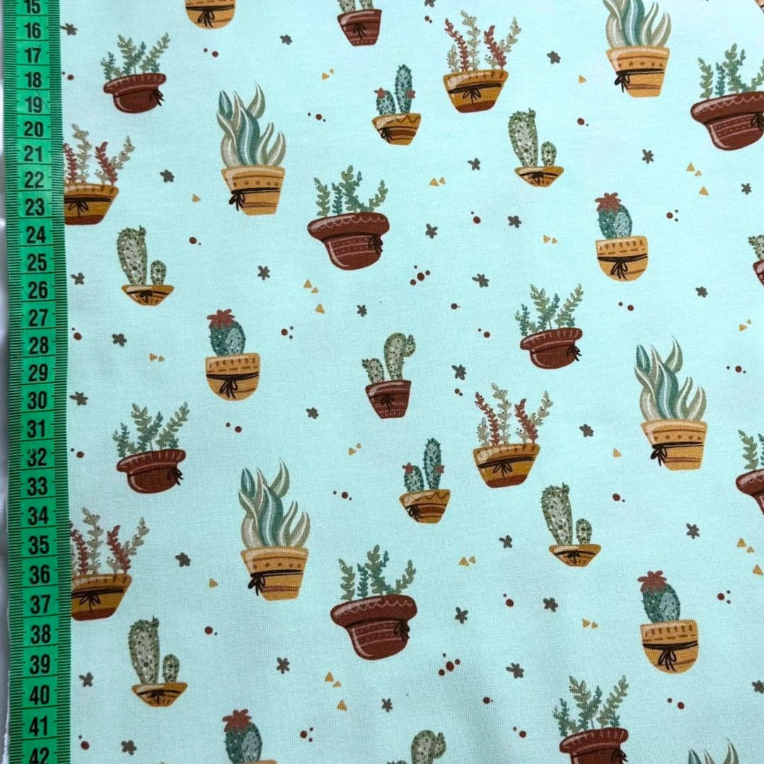 Cactus Garden – Cotton Jersey Fabric