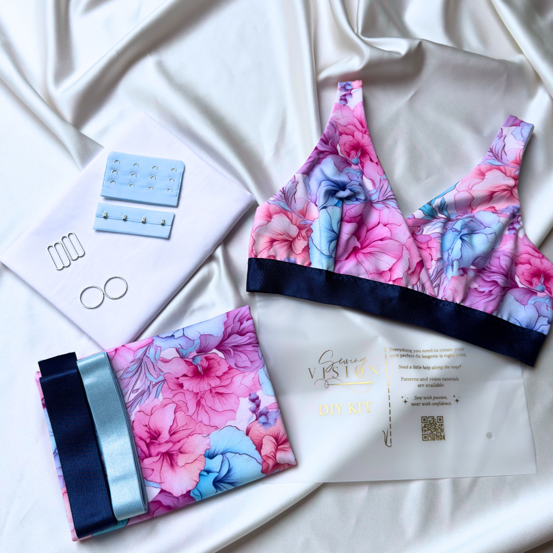 Olivia Bra – DIY Kit (Peony Dream)