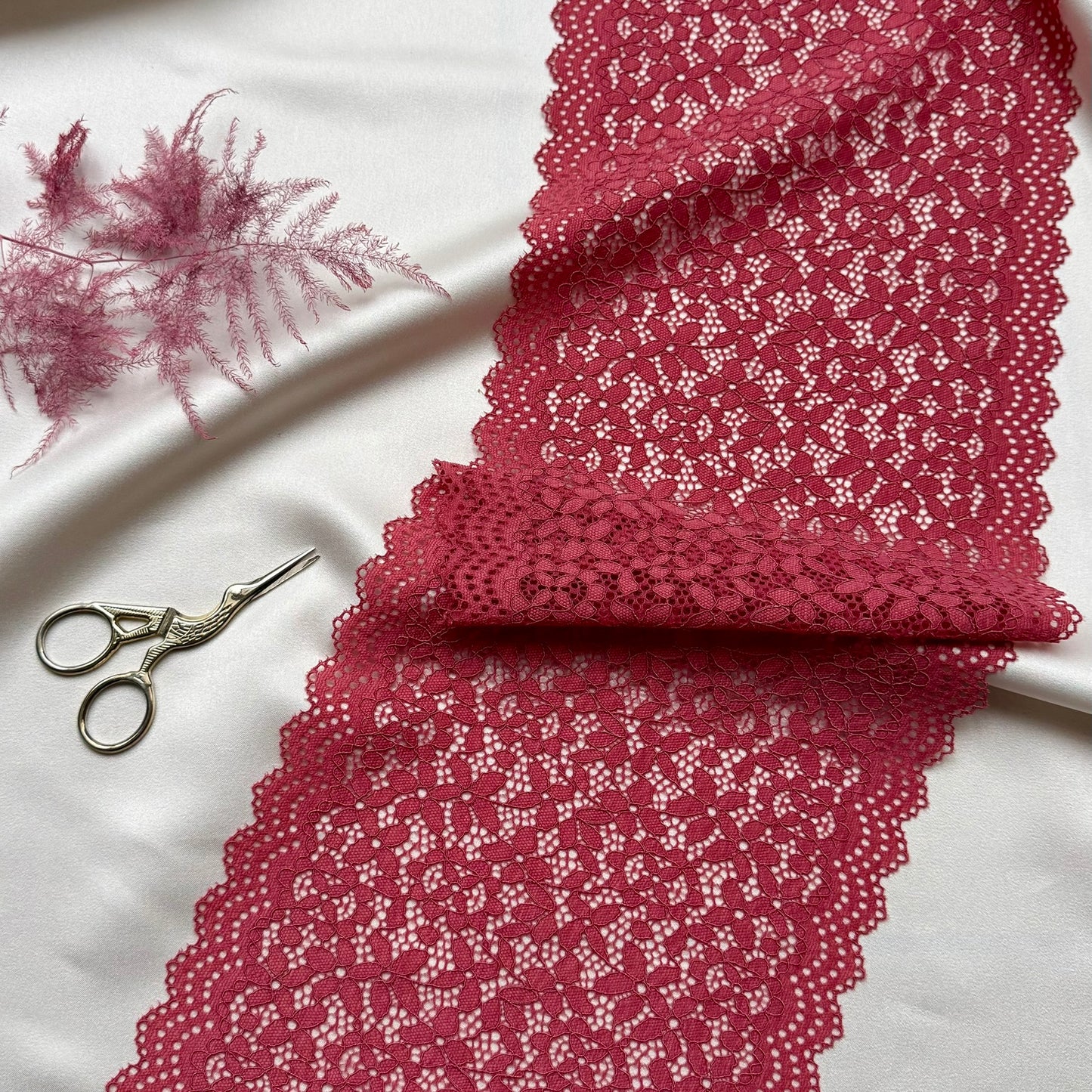 Watermelon Bloom Lace