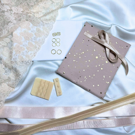Matching Set – DIY Kit (Golden Confetti / Cream Lace)