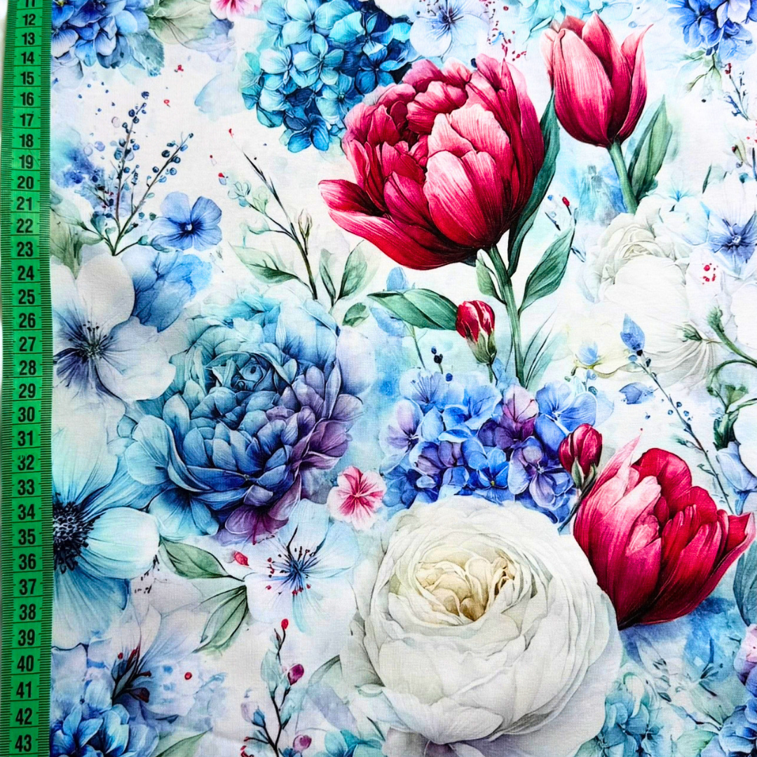 Twilight Garden – Cotton Jersey Fabric (0.5m cut)