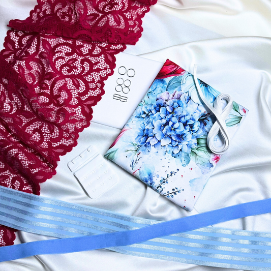 Matching Set – DIY Kit (Twilight Garden / Dark Red Lace)
