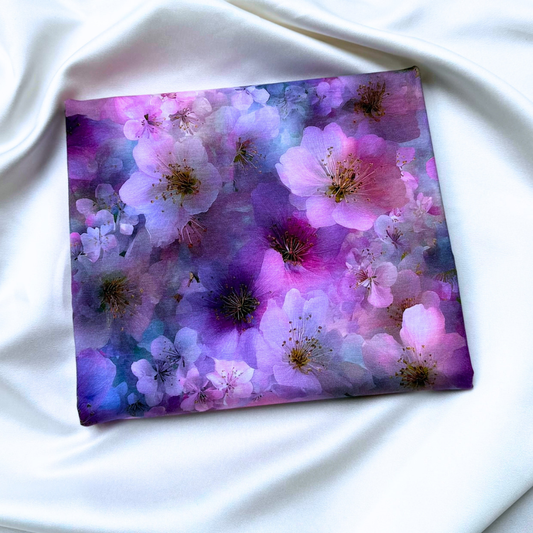 Cherry Blossom Dream – Cotton Jersey Fabric (0.75m cut)