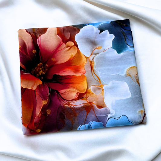 Flame & Frost – Cotton Jersey Fabric (0.6m cut)