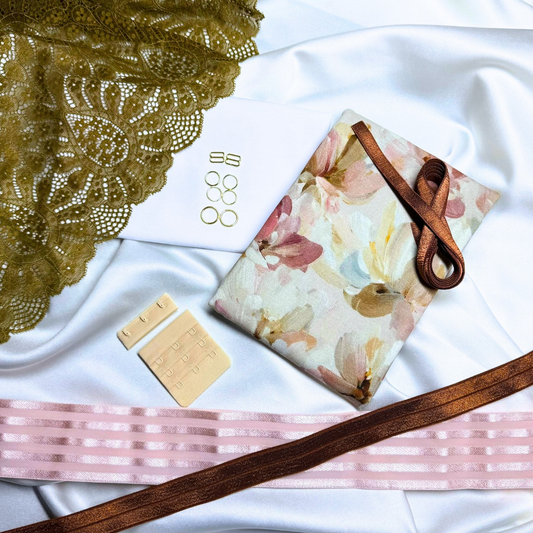 Matching Set – DIY Kit (Blush Magnolia / Olive Lace)