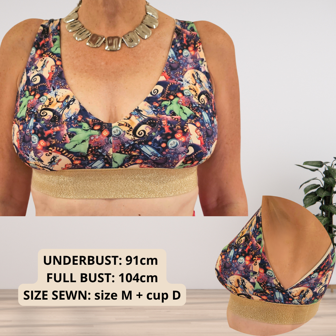 BELLA Bra — Full Bust Friendly PDF Sewing Pattern (XS–5XL, Cup A–H) | EN + DE