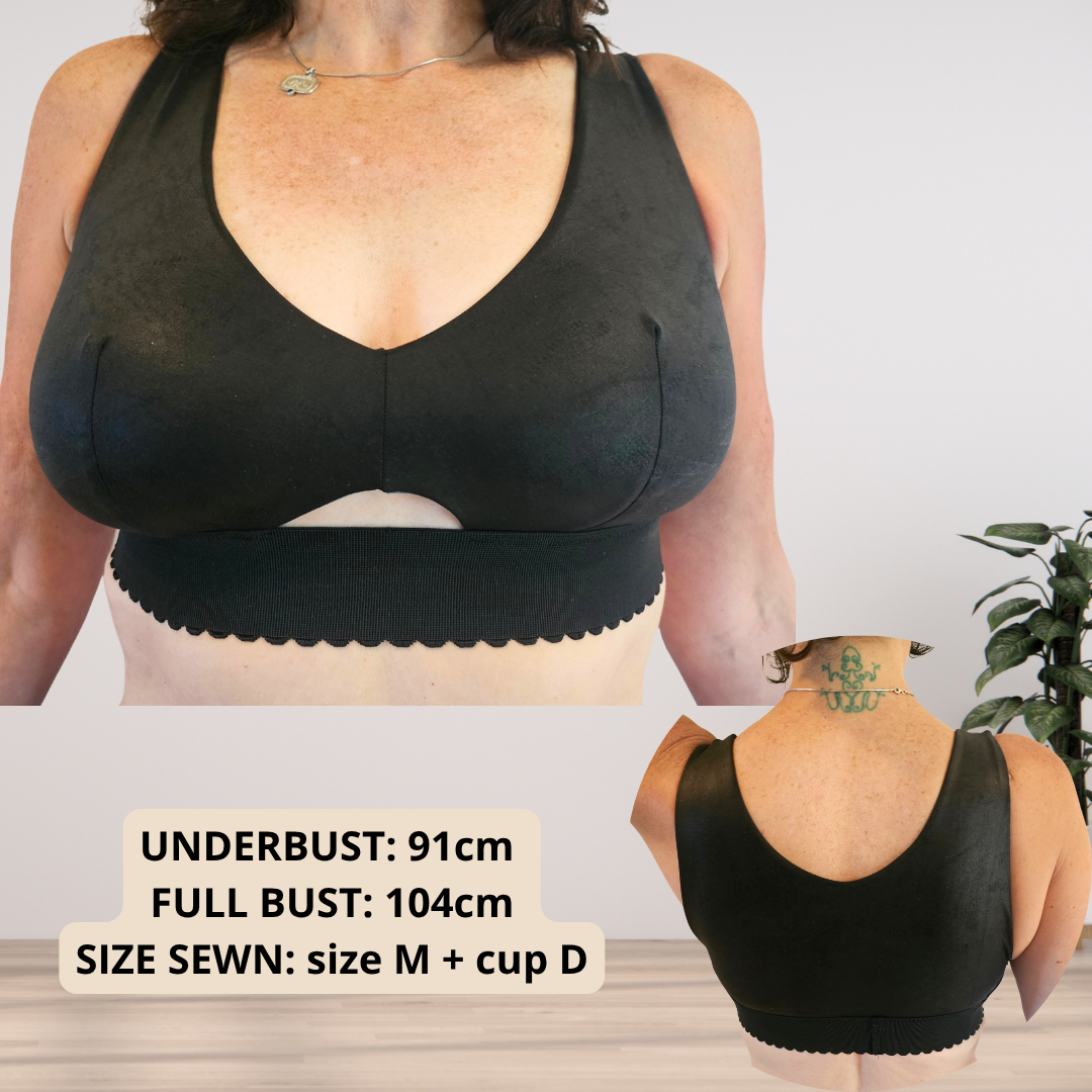 BELLA Bra — Full Bust Friendly PDF Sewing Pattern (XS–5XL, Cup A–H) | EN + DE