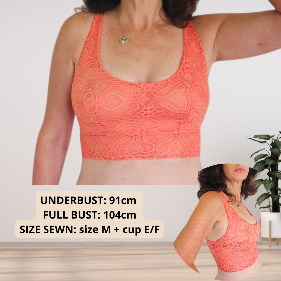 MADISON Bra (3 Styles) — Full Bust Friendly PDF Sewing Pattern (XS–5XL, Cup A–J) | EN + DE
