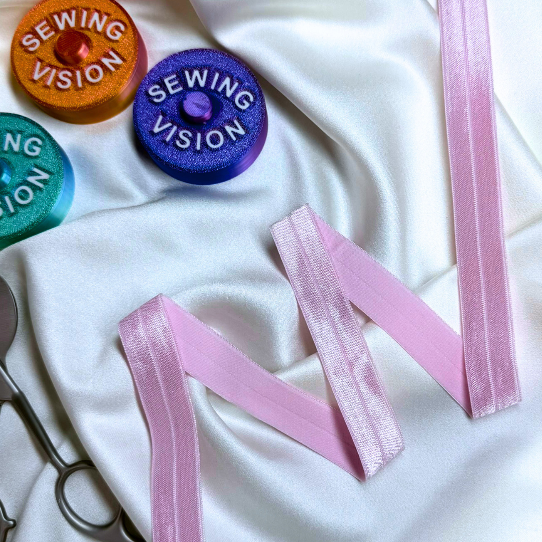 Fold-Over Elastic (FOE) – Baby Pink | 18mm
