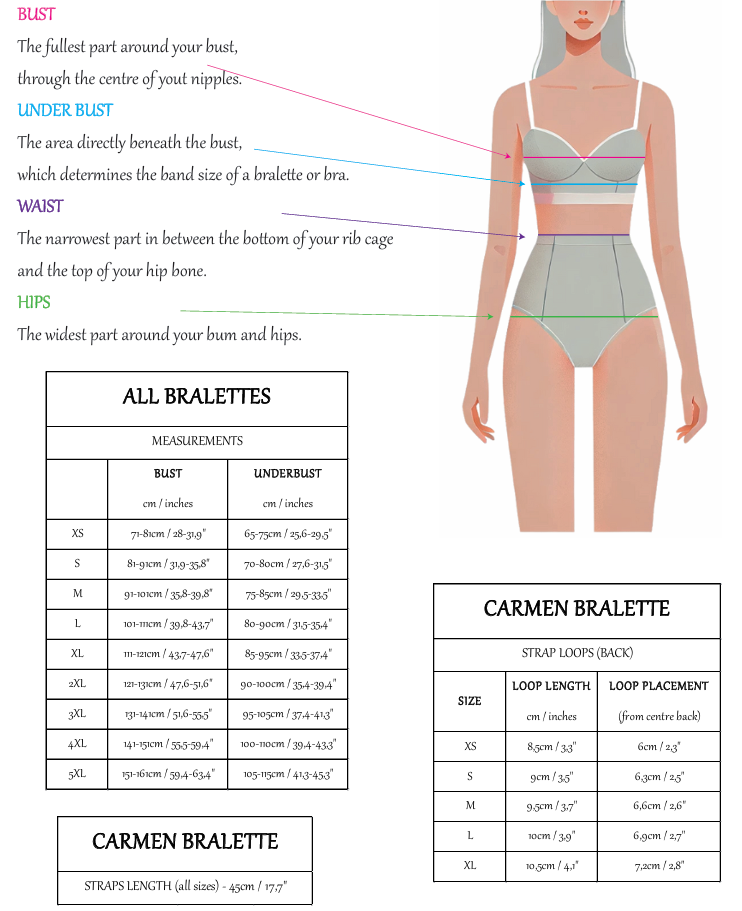 CARMEN Bralette – PDF-Schnittmuster (XS-XL) | EN + DE