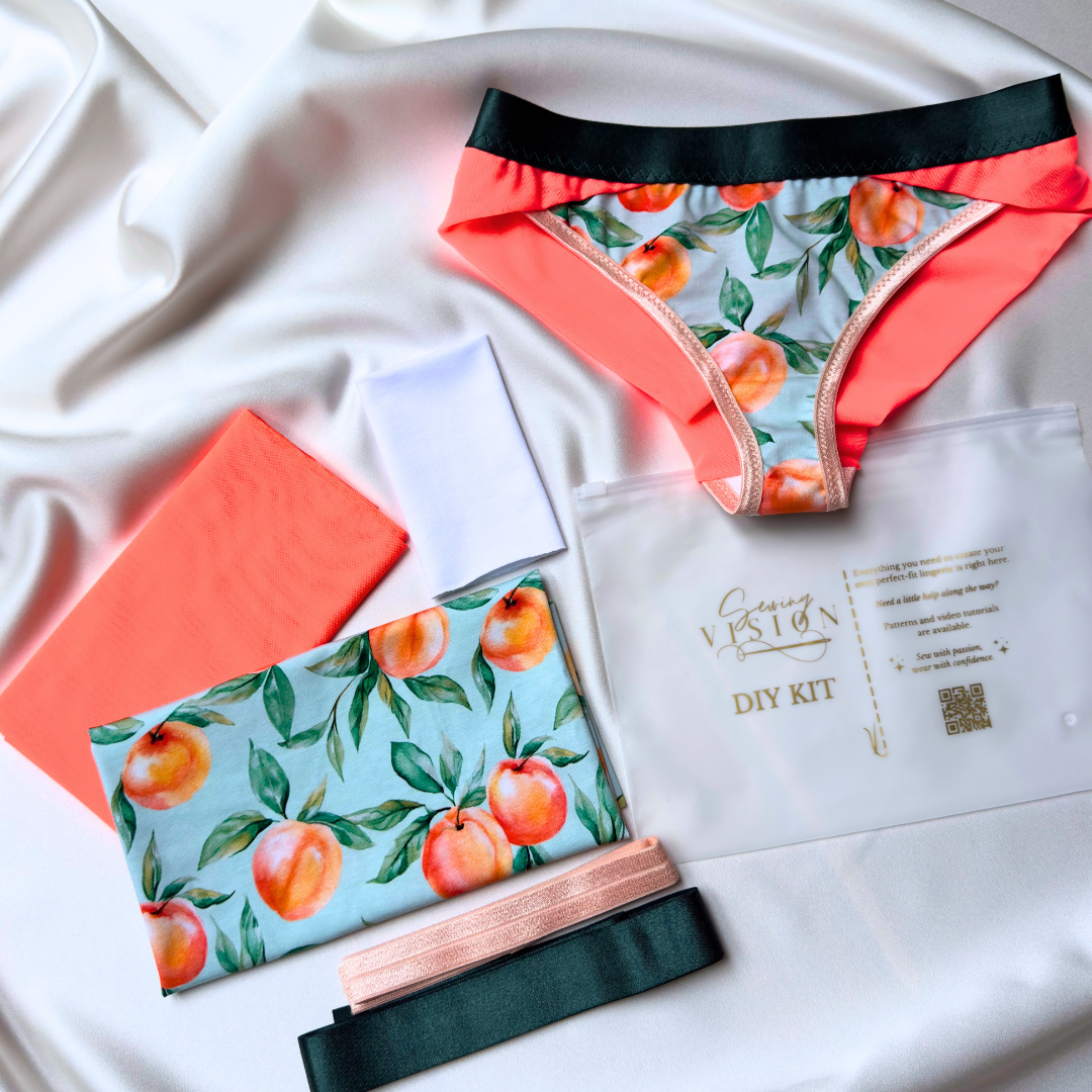 Charlotte Panties – DIY Kit (Peach Orchard)