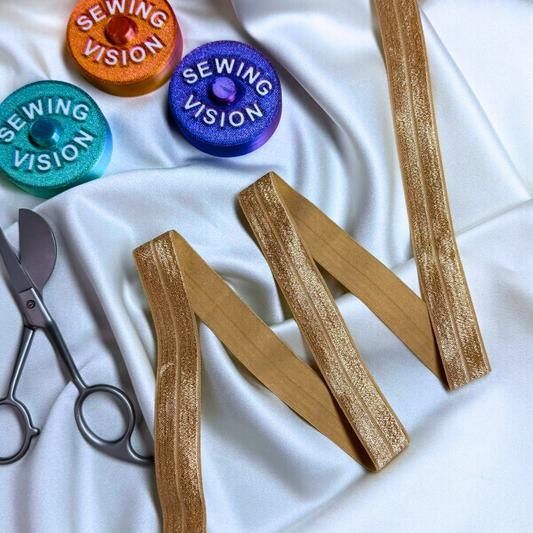 Fold-Over Elastic (FOE) – Golden Brown | 20mm