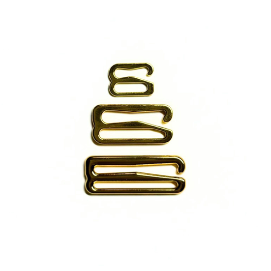 Bra Hooks – Gold (10/20/25 mm)