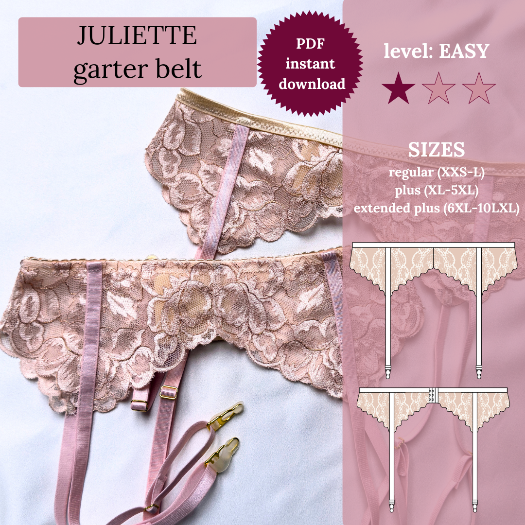 JULIETTE Strapsgürtel - PDF-Schnittmuster (XXS-10XL)