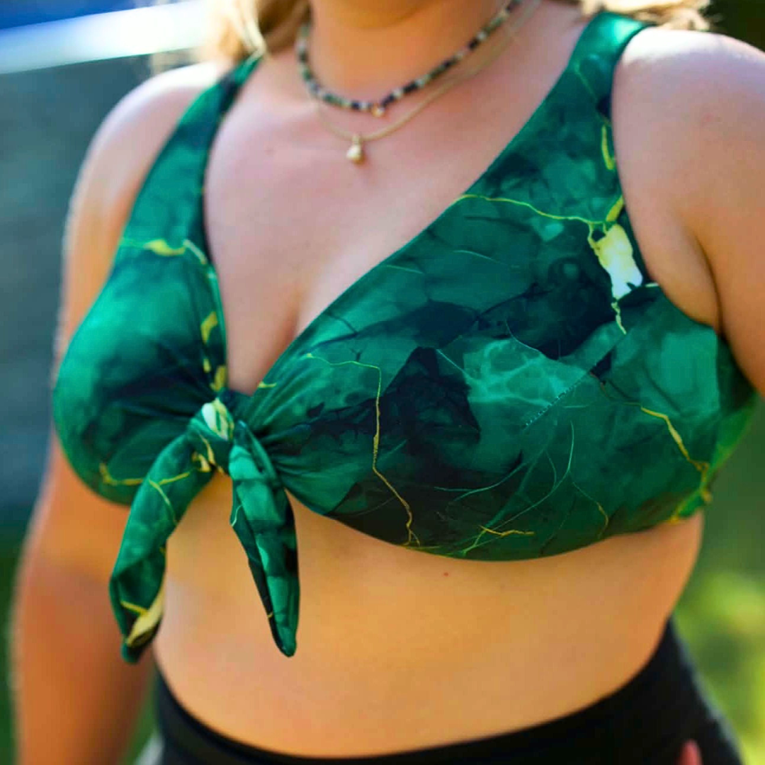 SANDY Bikini Top Full Bust — PDF Sewing Pattern (XS-6XL) | EN + DE