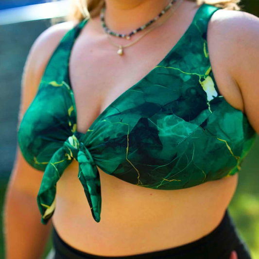SANDY Bikini Top Full Bust — PDF Sewing Pattern (XS-6XL) | EN + DE