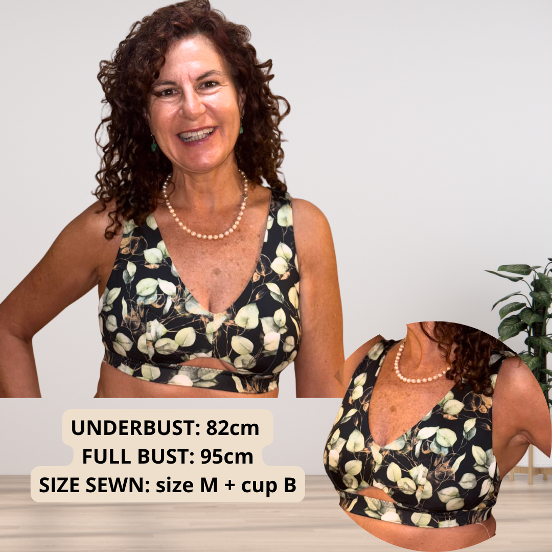 BELLA Bra — Full Bust Friendly PDF Sewing Pattern (XS–5XL, Cup A–H) | EN + DE