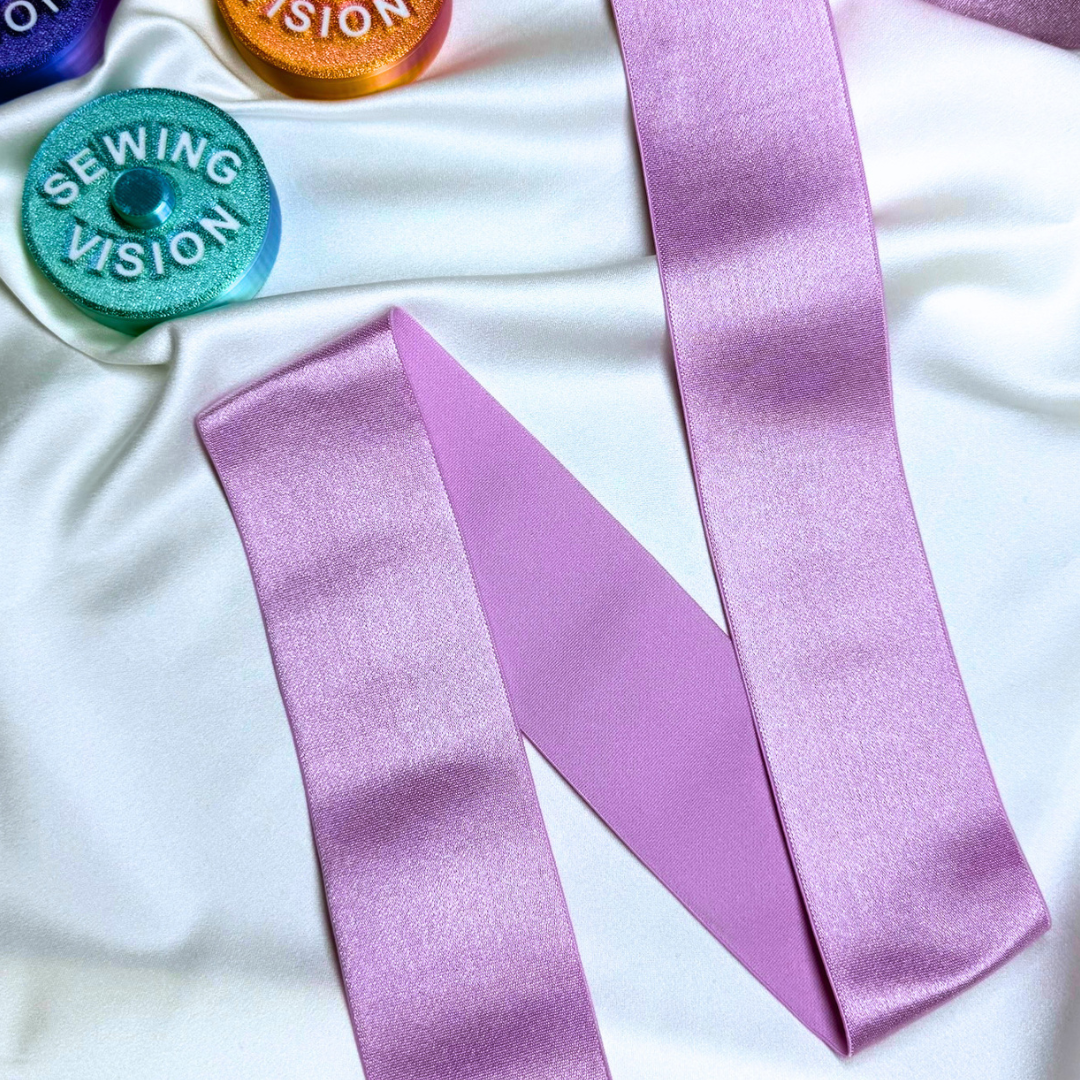 Satin Elastic Band – Orchid | 50mm