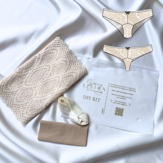 Nicole & Nella Panties – DIY Kit (Pearl Bloom)