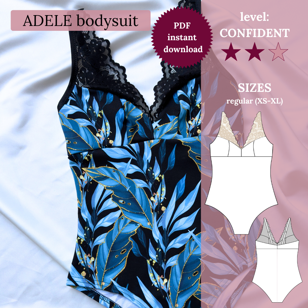 ADELE bodysuit - PDF sewing pattern (XS-XL)