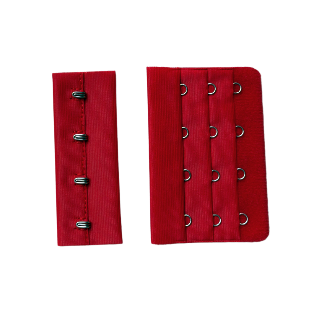 Bra Closure – Red | 75mm