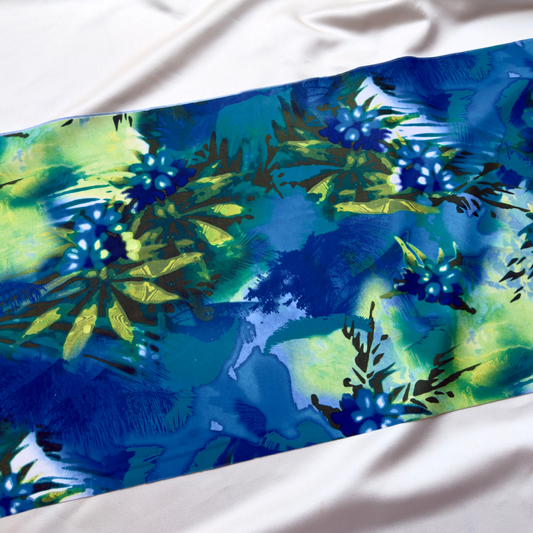 Jungle Lagoon Lycra Fabric – Swimwear & Activewear (pre-cut 0.35m)