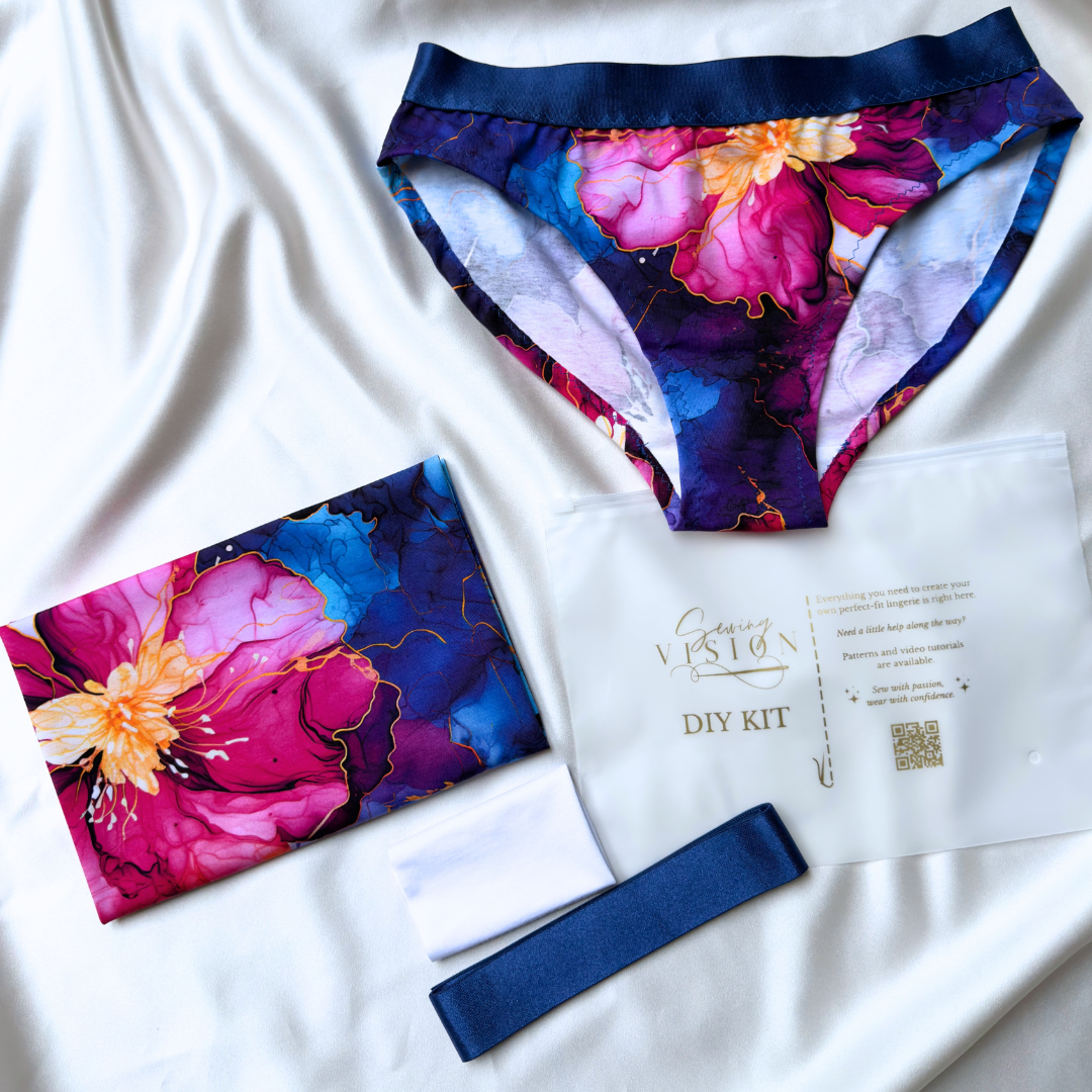 Mila Panties – DIY-Kit (Goldene Äderchen)