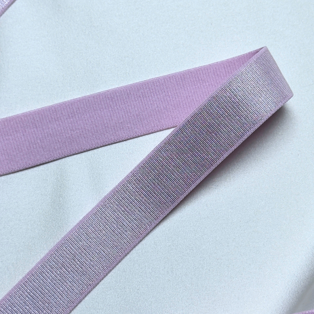 Satin-Gummiband – Hellmauve | 20 mm
