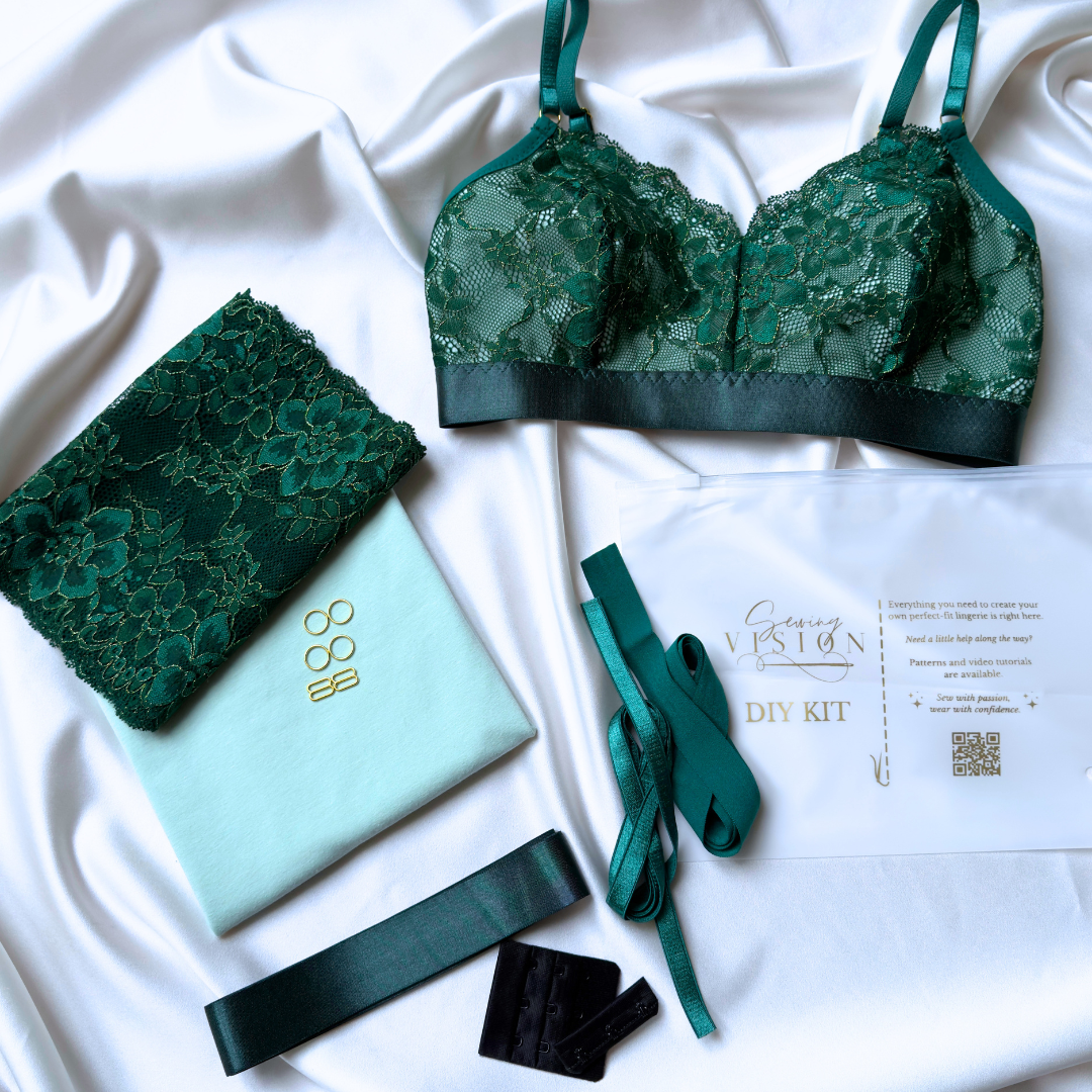 Sophie Bra – DIY Kit (Emerald Bloom)