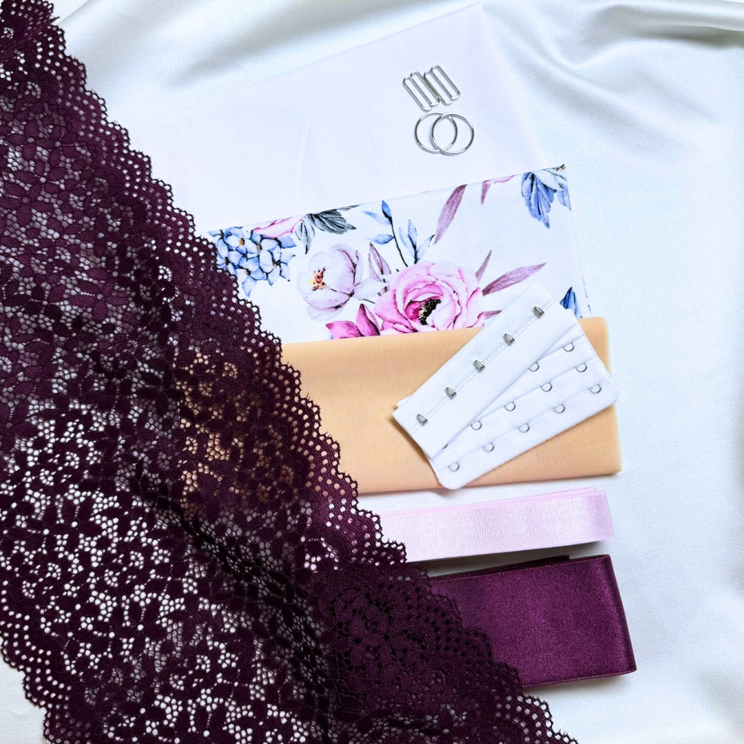 Zoe Bralette – DIY Kit (Blush Garden)