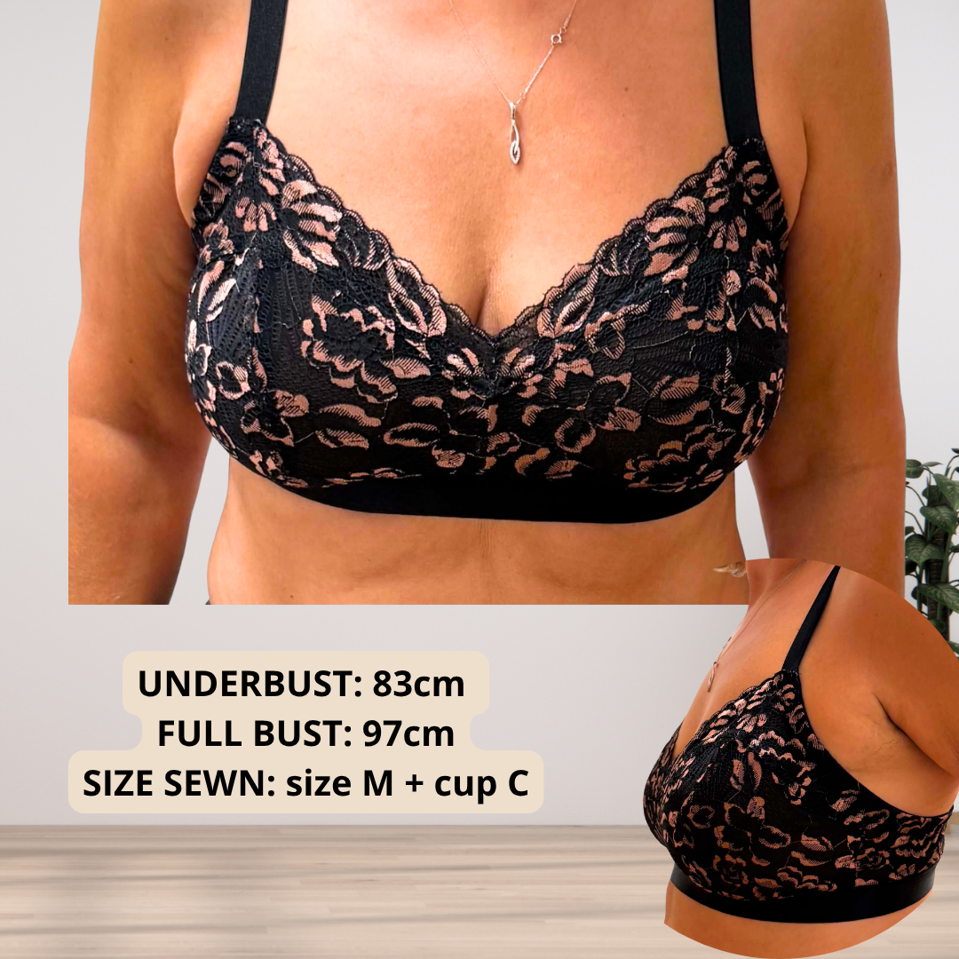 ZOE bra — Full Bust Friendly PDF Sewing Pattern (XS–3XL, Cup A–K) | EN + DE