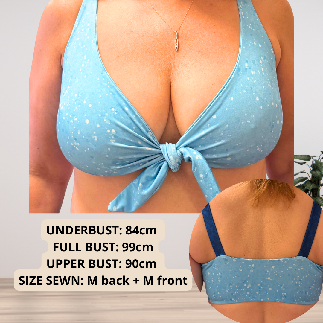 SANDY Bikini Top Full Bust — PDF Sewing Pattern (XS-6XL) | EN + DE