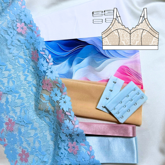 Zoe Bralette – DIY Kit (Waves)
