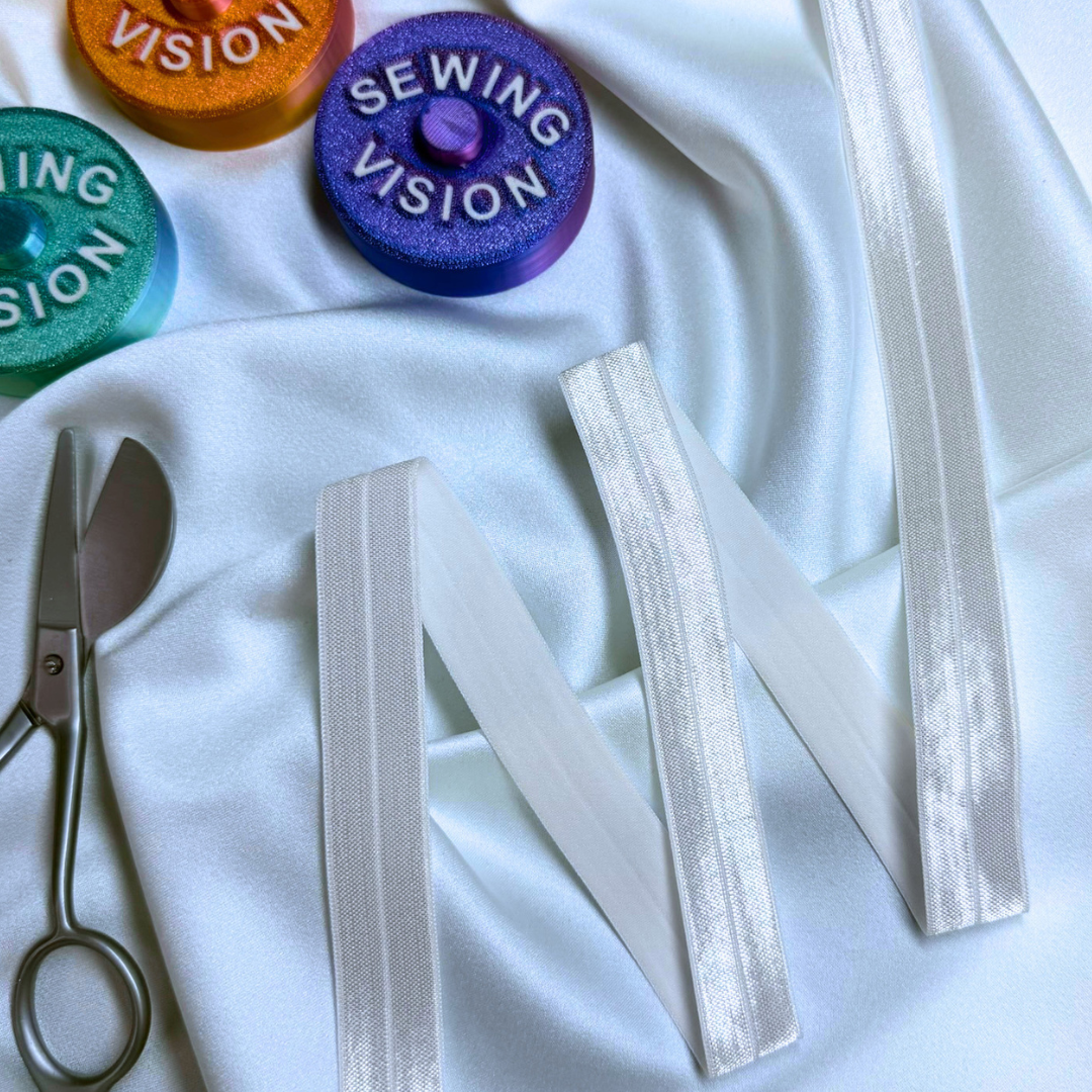 Fold-Over Elastic (FOE) – White | 18mm
