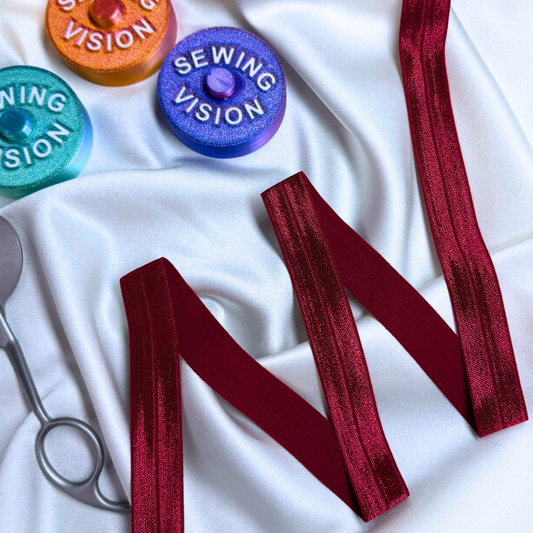 Fold-Over Elastic (FOE) – Wine | 20mm