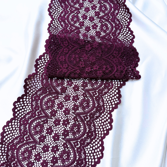 Plum Blossom Lace (Stretch)
