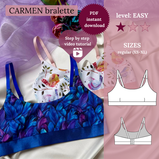 Carmen Bralette + Full Step-by-Step Video (25 min)