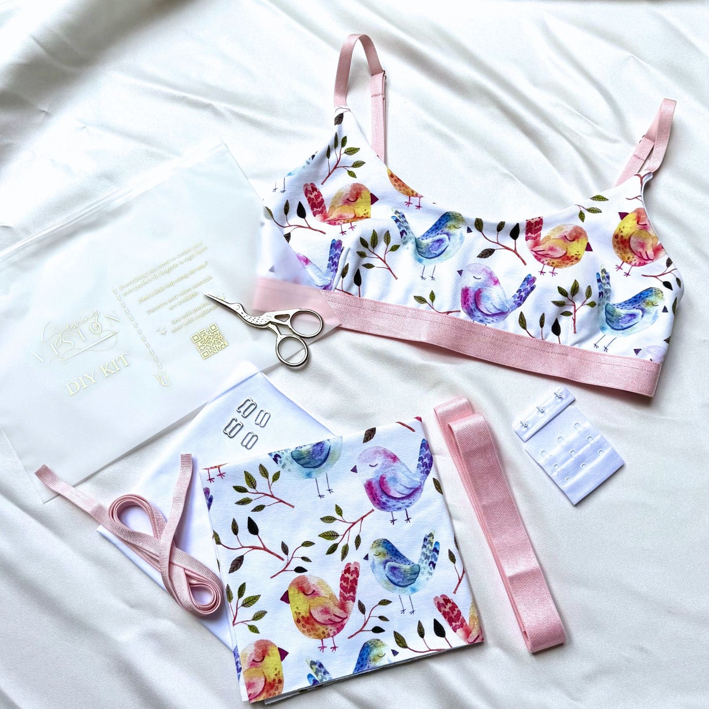 Carmen Bralette – DIY-Kit (Vogel)